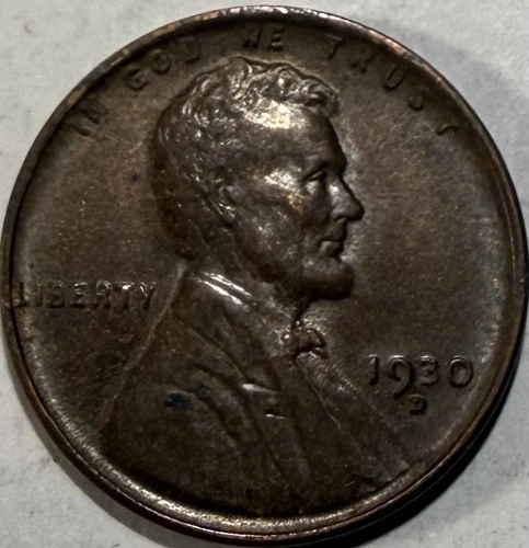 1930 D Lincoln Wheat Cent/Penny AU   #978