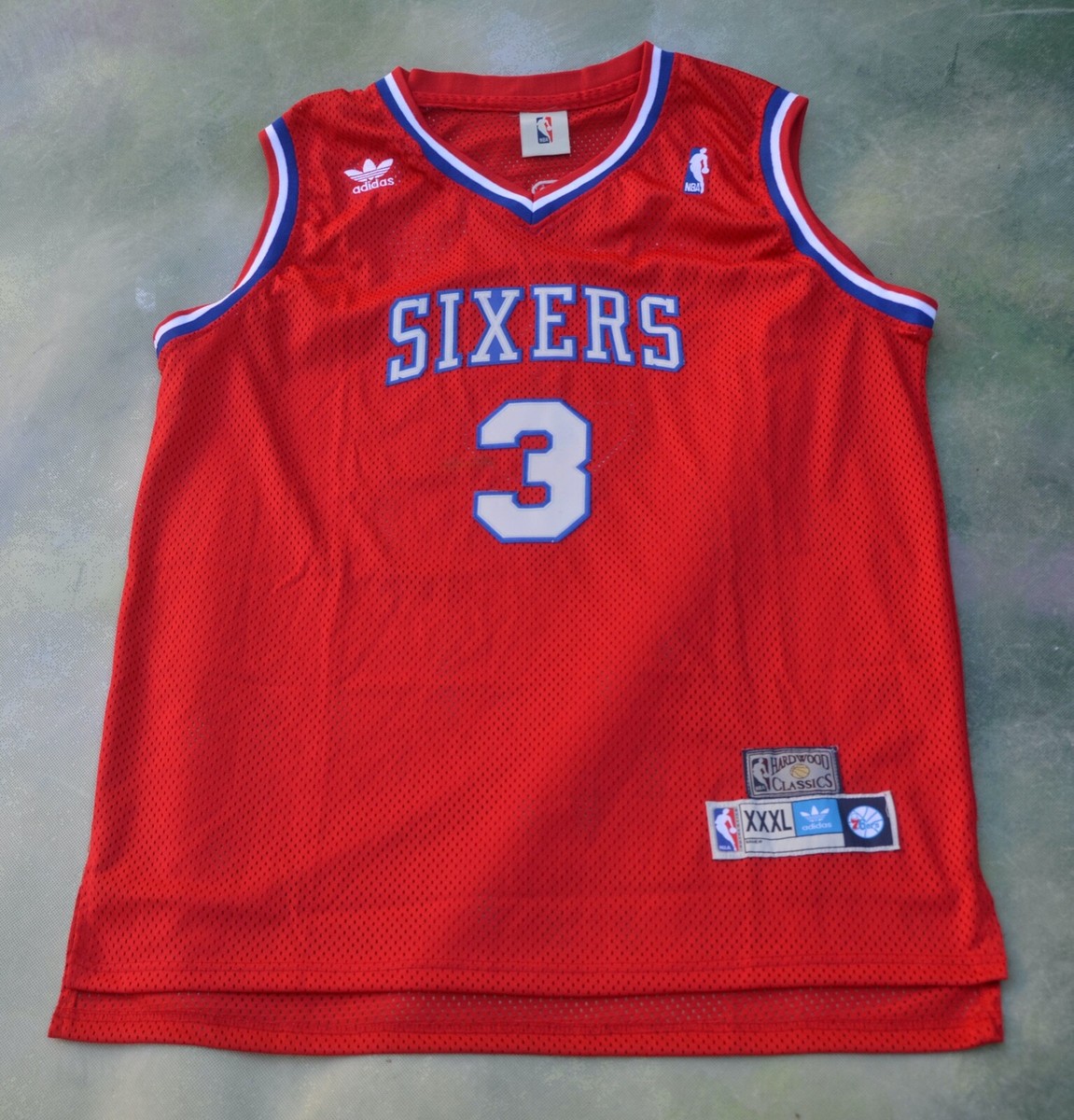 Vintage Adidas NBA Philadelphia 76ers Allen Iverson #3