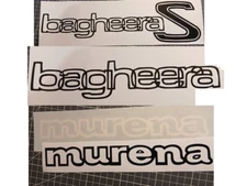 Autocollant MURENA BAGHEERA Matra monogramme avant arrière