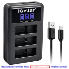 Kastar Battery LCD Triple Charger for GoPro AHDBT-701 Gopro Hero 7 Action Camera