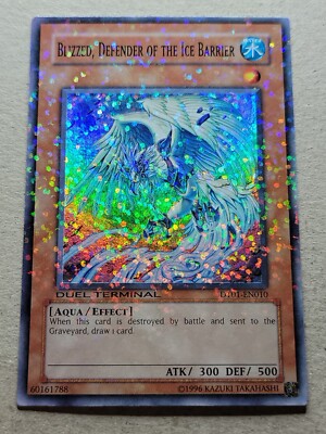 Blizzed, Defender of the Ice Barrier - DT01-EN010 - Super (snow) Rare -YuGiOh-LP