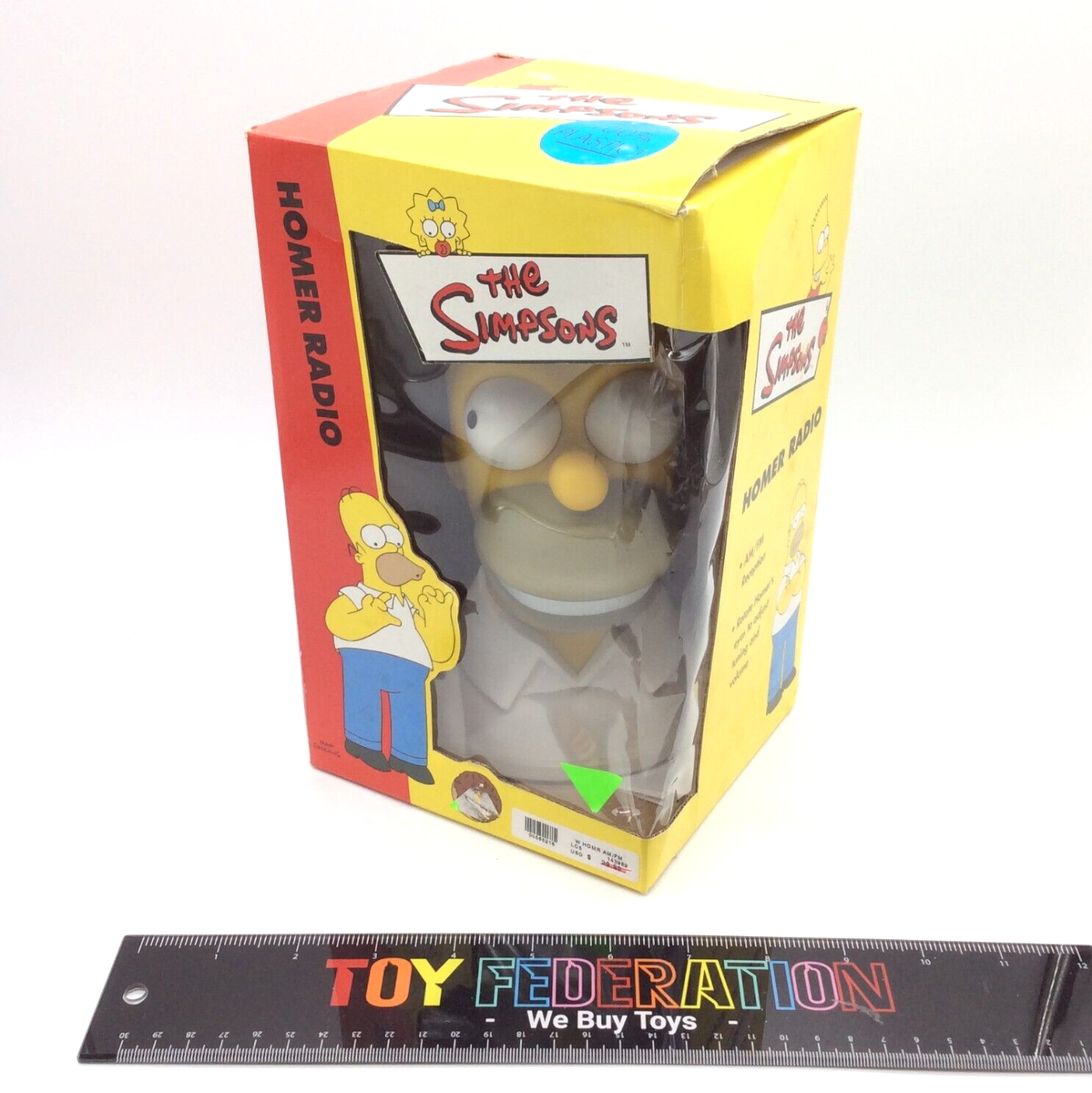 Wesco The Simpsons Homer Simpson AM/FM Head Radio | eBay
