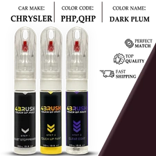 For CHRYSLER PHP,QHP DARK PLUM Touch Up Paint Scratch Remove Repair Kit Correct