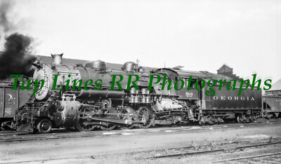 Georgia RR 503 2-8-2 Augusta GA 5-7-1948 Neu 5x8 Foto