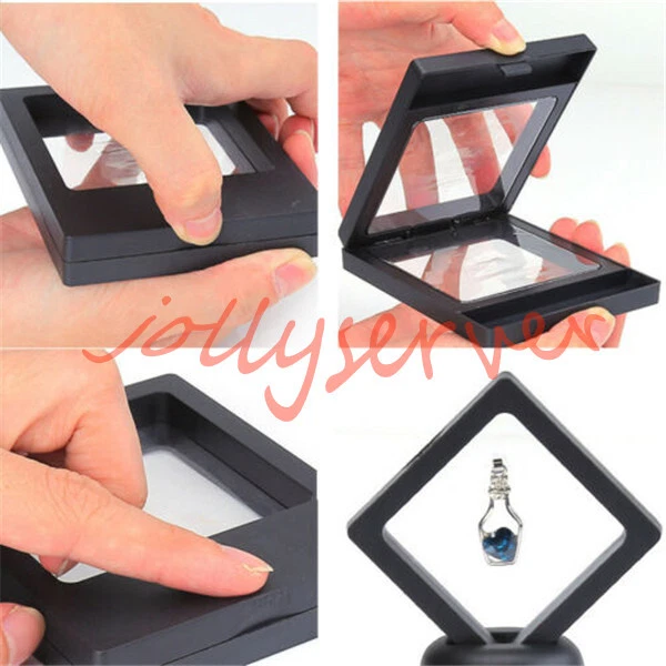 10pcs Großhandel Schwimmende Rahmen Schatten Kiste Bilderrahmen Schmuck Display