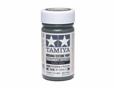Tamiya DIORAMA TEXTURE PAINT (PAVEMENT EFFECT, DARK GRAY) 87115