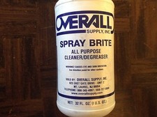 Spray barite all purpose cleaner