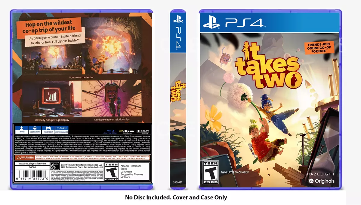 Sony PlayStation 4 Game Deals - It Takes Two - PS4 Games Physical