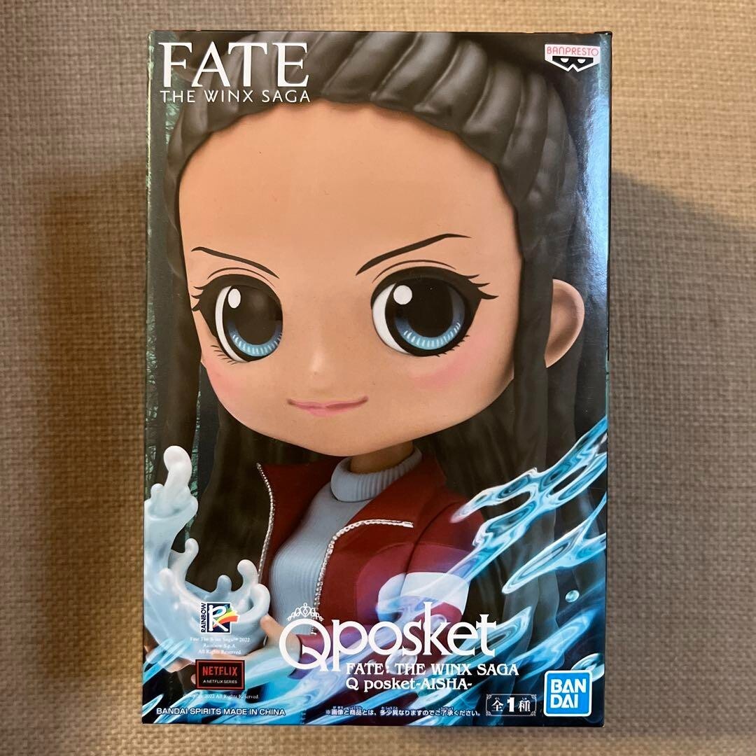 Qposket FATE THE WINX SAGA : Aisha Figure BANDAI Unopened Made in