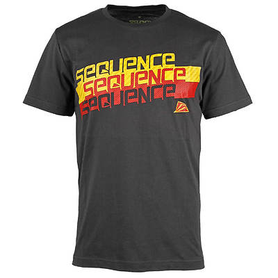 Sequence Dimension Surf T-Shirt grau - NEU - Herren Shirt mit Logo Print