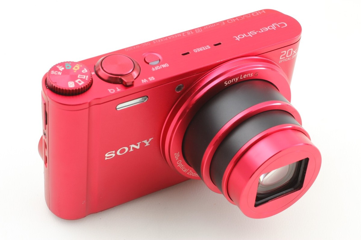 MINT] Sony Cyber-shot DSC-WX300 Red 18.2MP Digital Camera