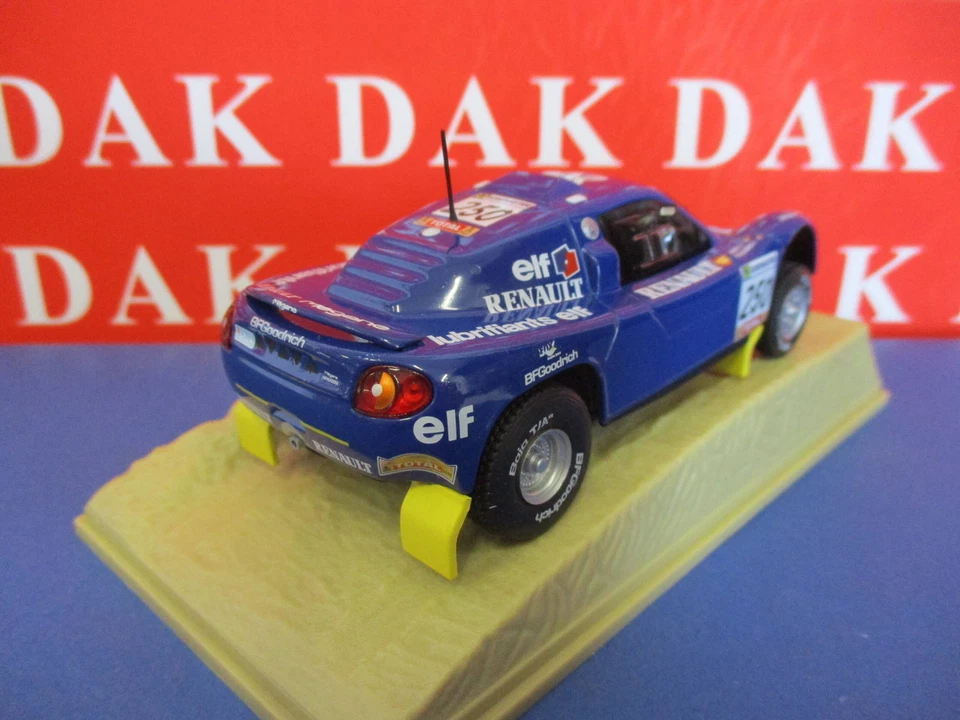 Die cast 1/43 Modellino Auto Renault Megane Schlesser Paris Dakar 2000 by Norev - Immagine 3 di 3