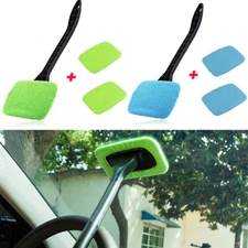 Car Window Cleaner Brush Kit Windshield Cleaning Wash Tool inside Interior Auto 