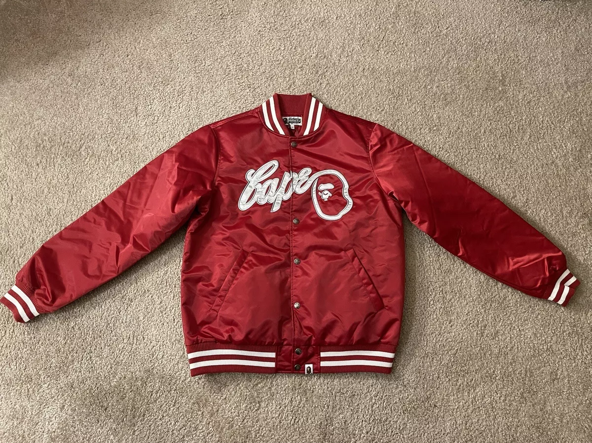 Bape (A Bathing Ape) Logo-Patch Bomber Jacket