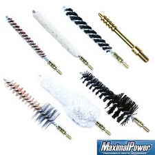 Aftermarket Firearm Cleaning Bore Brushes 7PC Kit - Sizes .22/.243/.270/.30 CAL