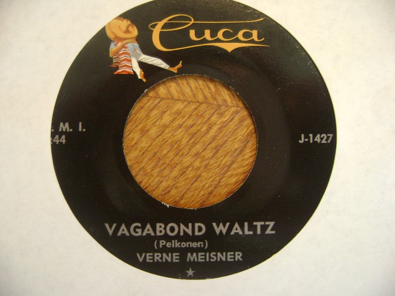 CUCA 45 RECORD/ VERN MEISNER/ ALPINE LAENDLER/VAGABOND WALTZ/ J-1427 /EX