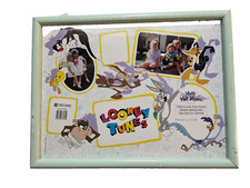 Looney Tunes Photo Wall Album 1994 Warner Brothers Framed 12x16 family Fun VTG