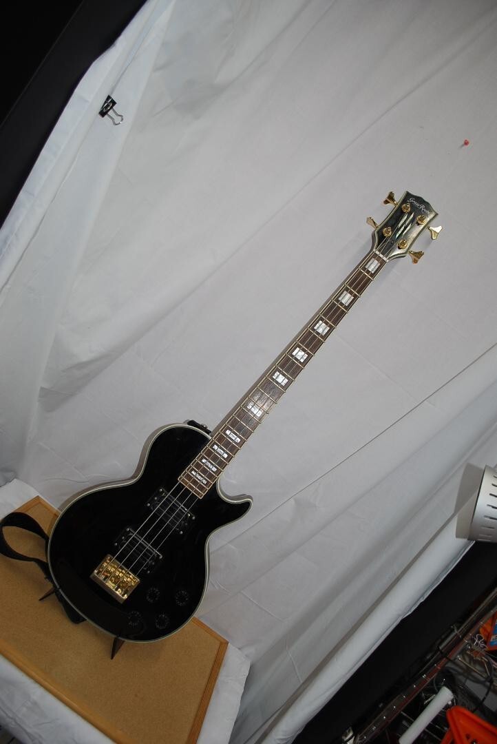 Grass Roots G-LB-52CC Les Paul Custom Bass - Black | eBay Grass Roots G-LB-52CC Les Paul Custom Bass - Black | eBay
