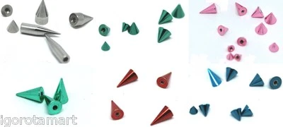 Spike Cone Spare Replacement Screw Ball Labret Monroe Ring Bar Piercing 2x/ 5x - Image 1 of 3