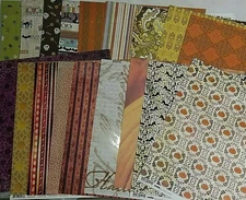 Halloween, Fall, Autumn Paper all 12x12", Basic Grey, Daisy D's, Imaginisce more