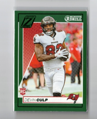 2024 Panini Zenith DEVIN CULP (RC)-2 Minute Drill #126 Buccaneers