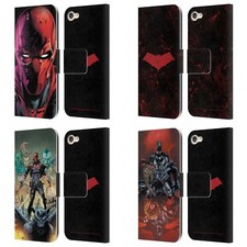 BATMAN DC COMICS RED HOOD LEATHER BOOK WALLET CASE FOR APPLE iPOD TOUCH MP3