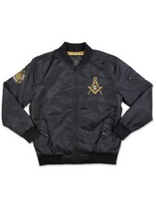 MASON BOMBER JACKET Freemason Fraternity JACKET Lightweight