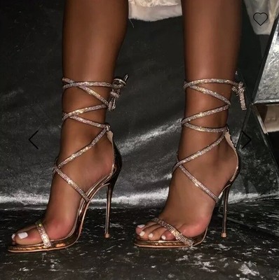 lace up heels size 5