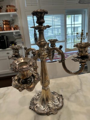 Rare LARGE Antique Reed And Barton Silver Soldered