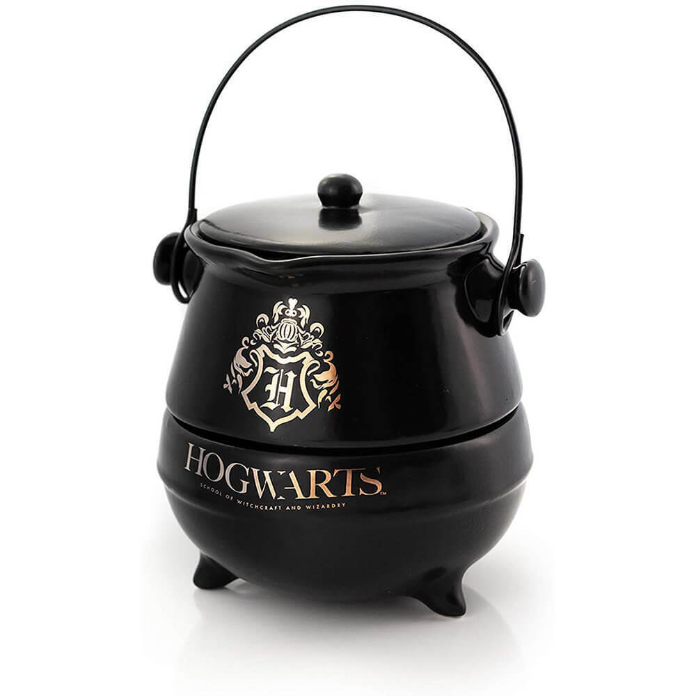 Harry Potter - Tetera individual de cerámica Hogwarts (en forma de caldero) Nuev