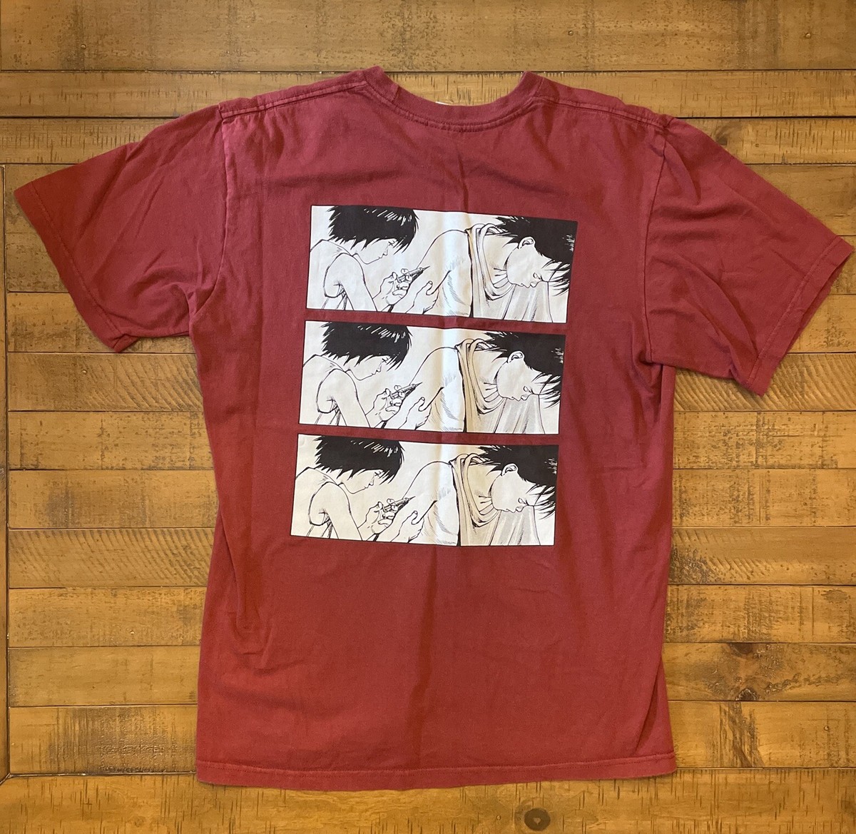 Hot akira syringe tee Outlet Supreme Akira Syringe Tee Cardinal