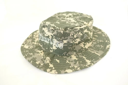 TRAPLORD UNIFORM 4002MT CAMO MILITARY GREEN BUCKET HAT MENS NWT NEW