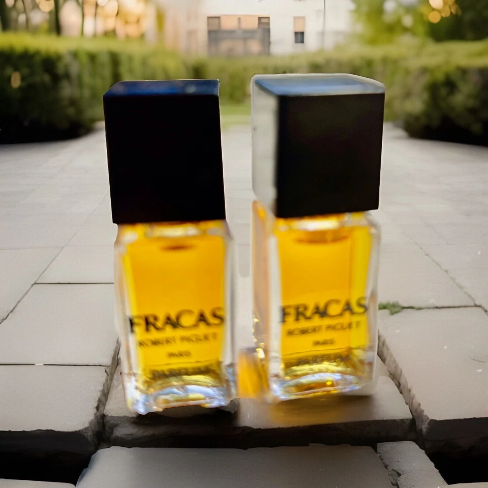 PACK DE 2 BOTELLAS FRACAS Perfume por Robert Piguet GRANDE 5 ML 0,17 OZ PERFUME MINI Foto 2 de 2