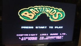 NES Battletoads video game TESTED nice condition