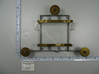 METAL BATTERY HOUSING WITH ADJUSTMENT FEET FOR GERMAN ELECTRIC KUNDO CLOCK
