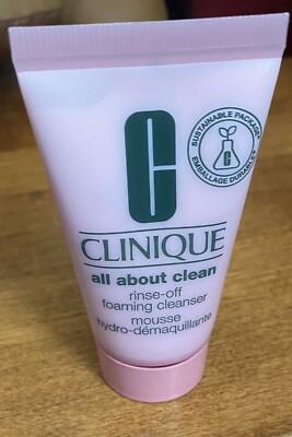 Clinique All About Clean RINSE OFF FOAMING CLEANSER Face Wash Mini 1fl.oz.