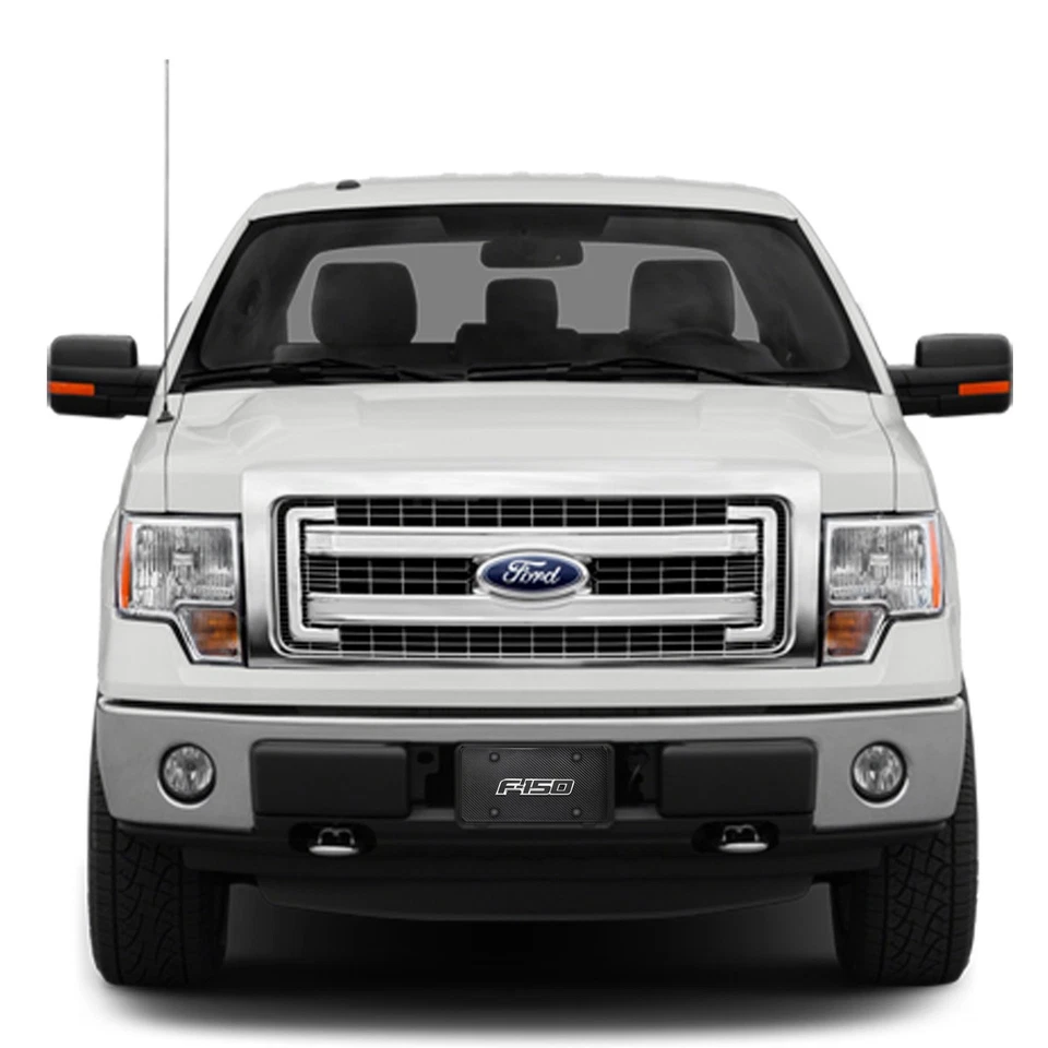 Ford F-150 2009 to 2014 3D Logo 100% Real Black Carbon Fiber License Plate - Image 4 of 4