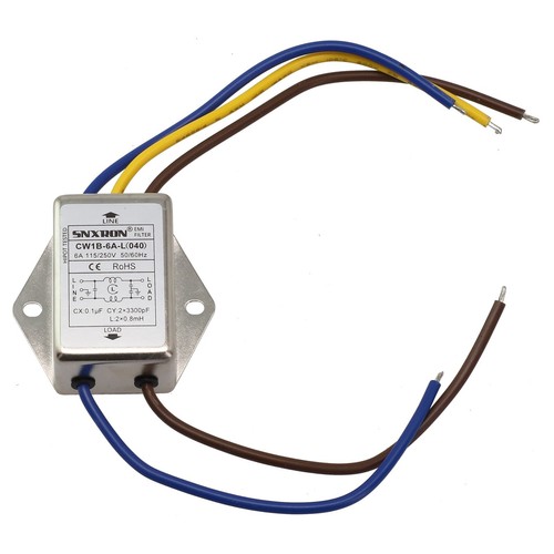 Professioneller Netzfilter EMI-Reiniger CW1B L 3A/6A/10A Für Zuhause Und Büro - Picture 11 of 51