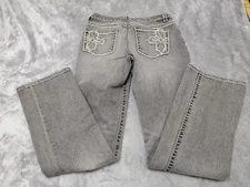 Jag Gray mid rise Boot Leg Stretch Jeans Size 6