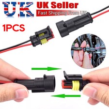 2 Pin Waterproof Cable Wire Cnnector Plug Sealed Electrical Car Cable Automotive