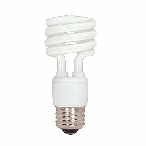 15 Watt Cool White Mini Compact Fluorescent Light Bulb eBay