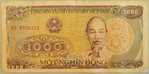 VIETNAM 1,000 DONG  FINE BANKNOTE,  Combined-Shipping Given