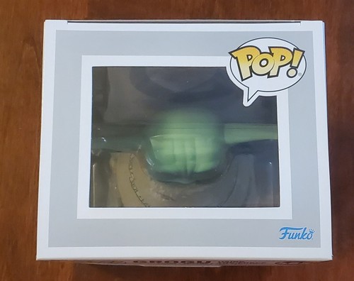 FUNKO POP! THE MANDALORIAN - GROGU USING THE FORCE #485 LIGHTS AND SOUND W/PLUSH - Picture 6 of 24