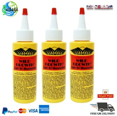 3XWild Growth Light Oil Feuchtigkeitscreme Haarwachstum leistungsstarke & vollständige Formel 4oz