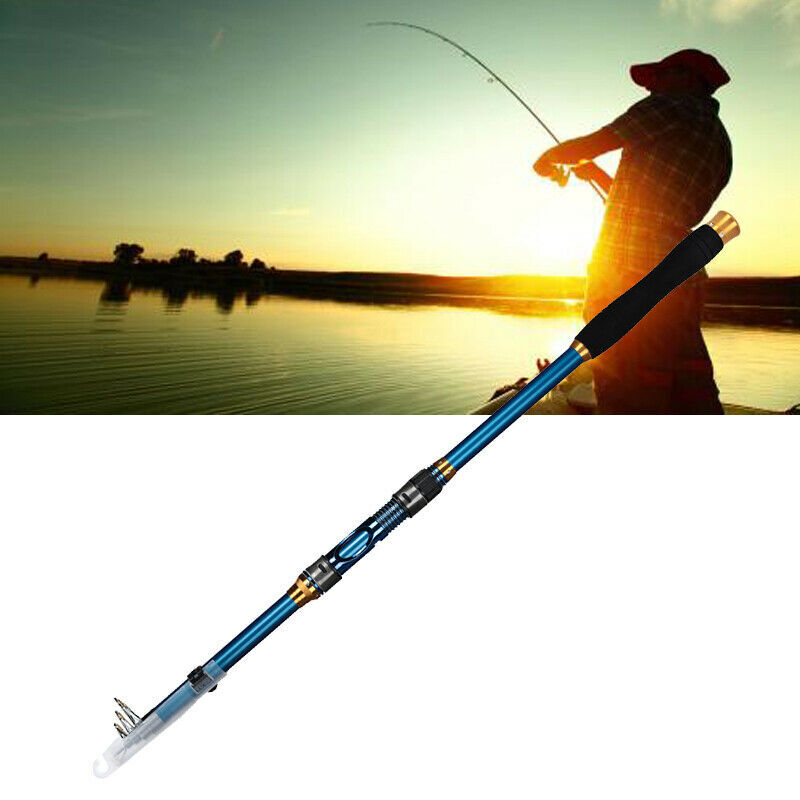 Collapsible Fish Rods Telescopic Collapsible Fishing Rod Extendable Fishing Pole for ...
