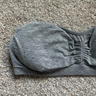 Circo Heather Grey Strapless Training Bra Cotton Lightly Padded Girls Size Large — photo 2