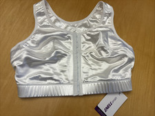 Enell NL100 Sports Bra Size 2 Bust 38-42", Rib Cage 33-35" - White NWT