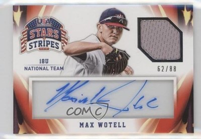 2015 Panini Stars and Stripes Materials Signatures 62/88 Max Wotell #73 Auto 0a2
