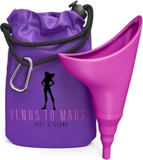 Female Urination Device, Female Urinal For Women, Pee Funnel Lets You Pee Sta...