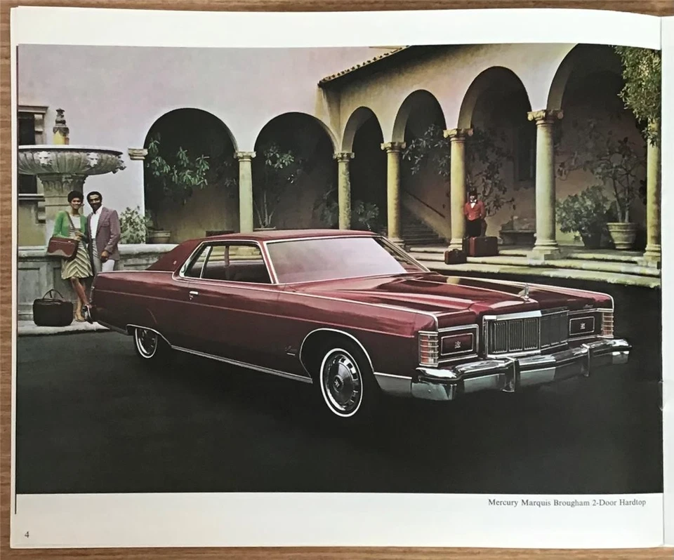 MERCURY USA Car Sales Brochure For 1976 #76-201 Marquis MONTEGO Cougar XR7 - Image 3 of 4